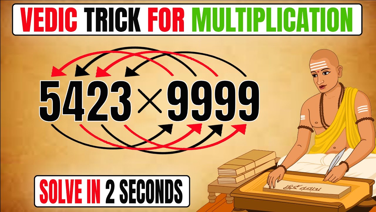 Multiplication by series of 9's||9, 99, 999 multiply number | multiplication in a number #vedicmaths