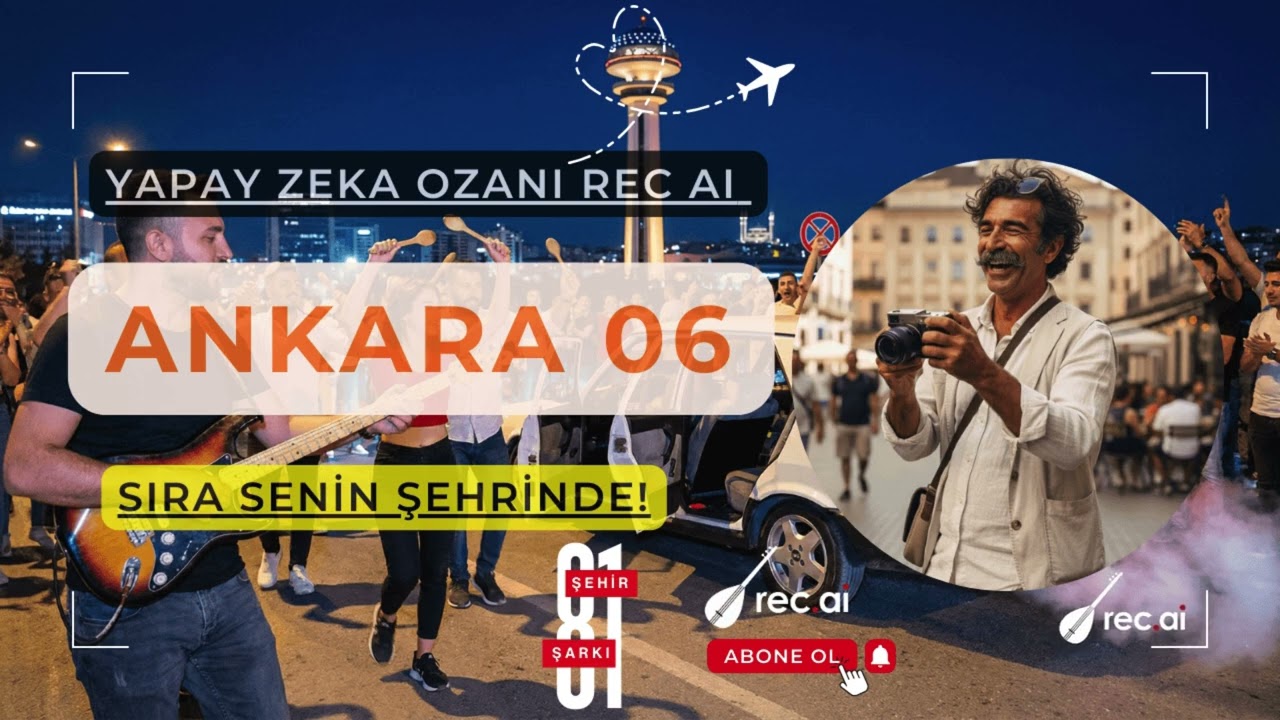 06 ANKARA - Yapay Zeka Ozan Recai'den Ankara'ya Özel Türkü 🥄🇹🇷 (Sıra Senin Şehrinde #6)