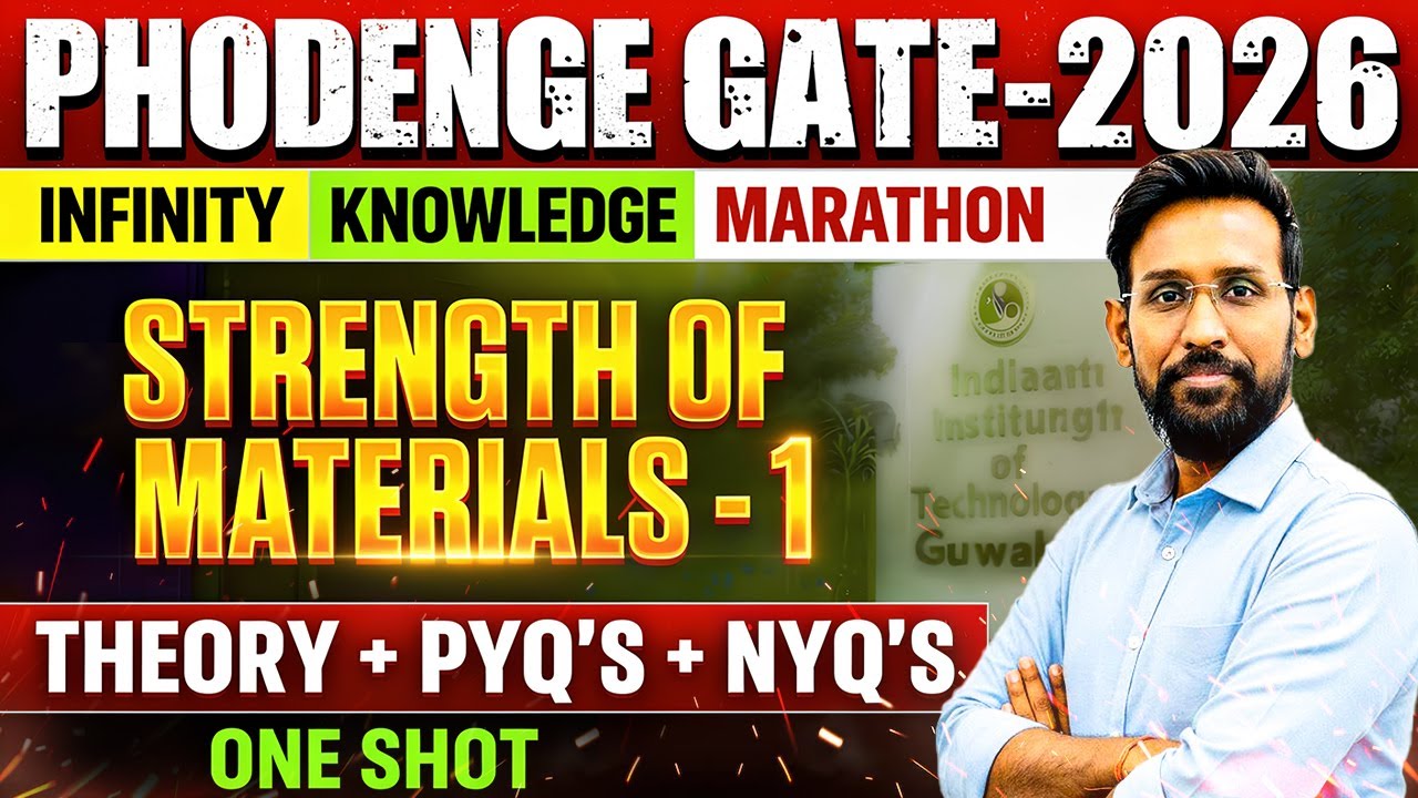 SOM One Shot: Theory + PYQs + NYQs | Infinity Knowledge Marathon #infinityzone #gate2026