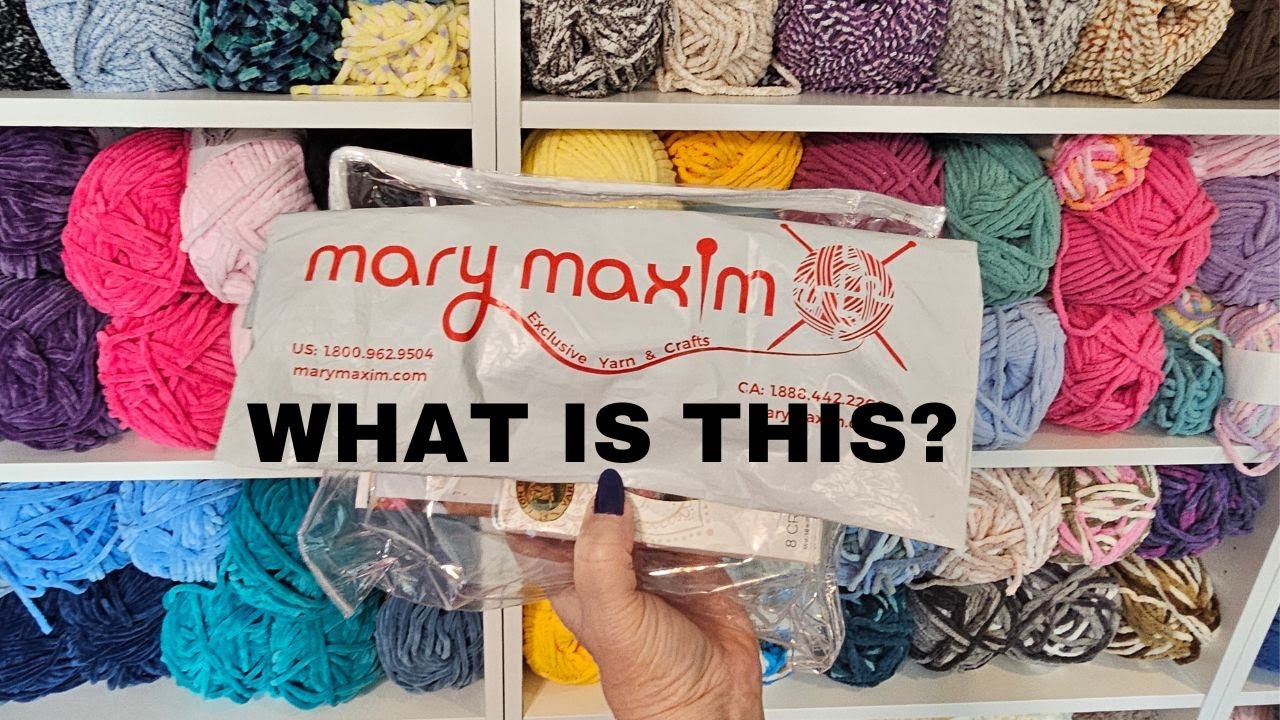 I've Never Seen A Crochet Kit Like This Before! Mary Maxim Crochet Kit,  2024.
