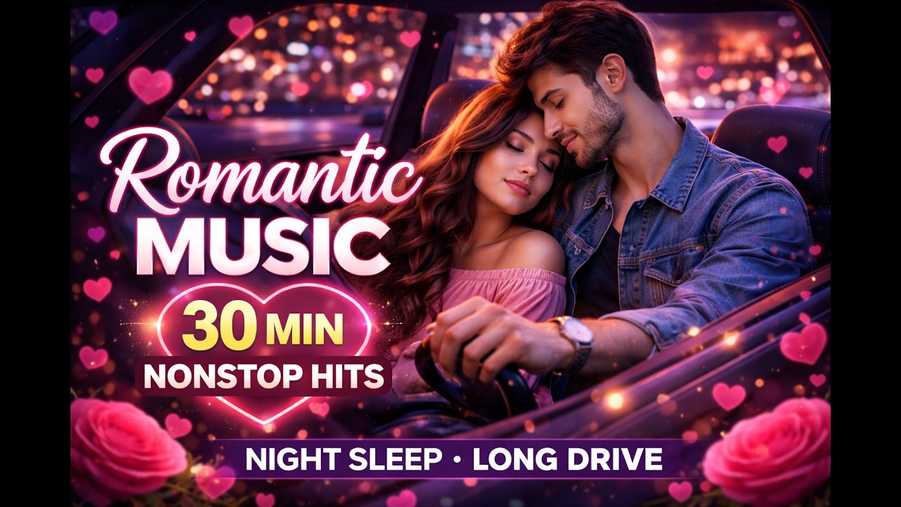 Romantic Music ❤️ 30 Min Nonstop Hits | Love Songs for Night Drive & Deep Sleep