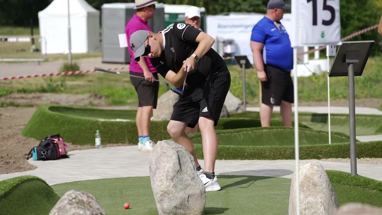 Inslag från SM i bangolf