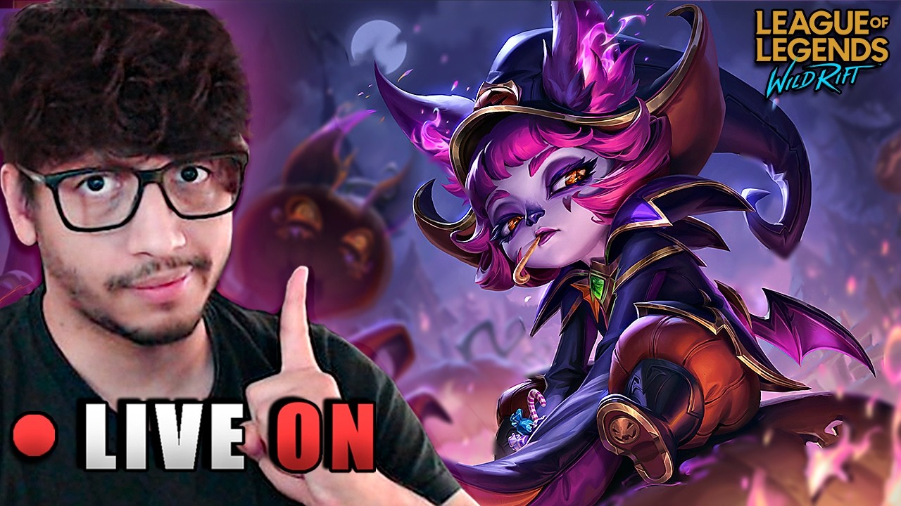 🔥 WILD RIFT AO VIVO: MID, SUP & JG  - 100 Dias de Live #007 // !menu !discord