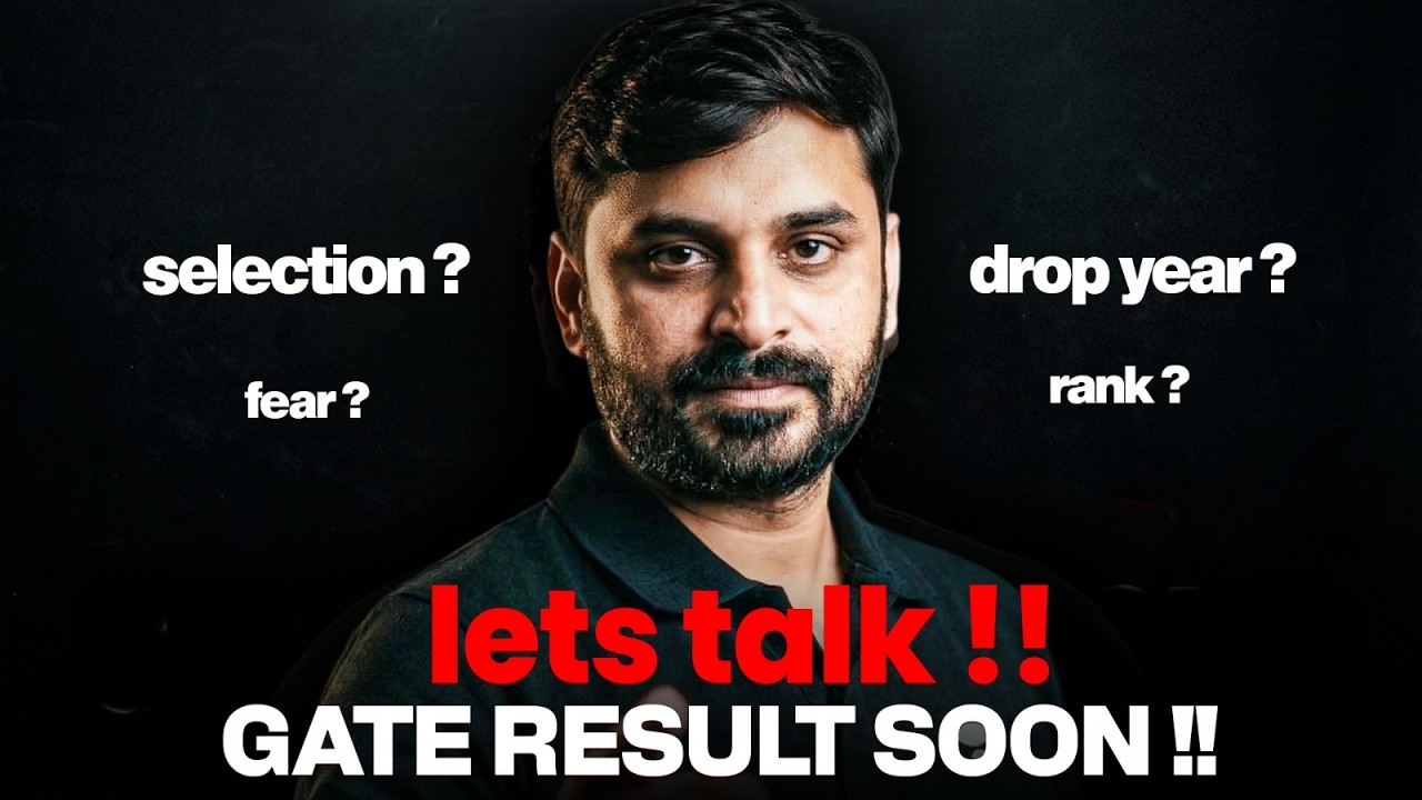 GATE 2026 Result Soon 🚨 Selection? Rank? Drop Year? Let&rsquo;s Talk Reality!!