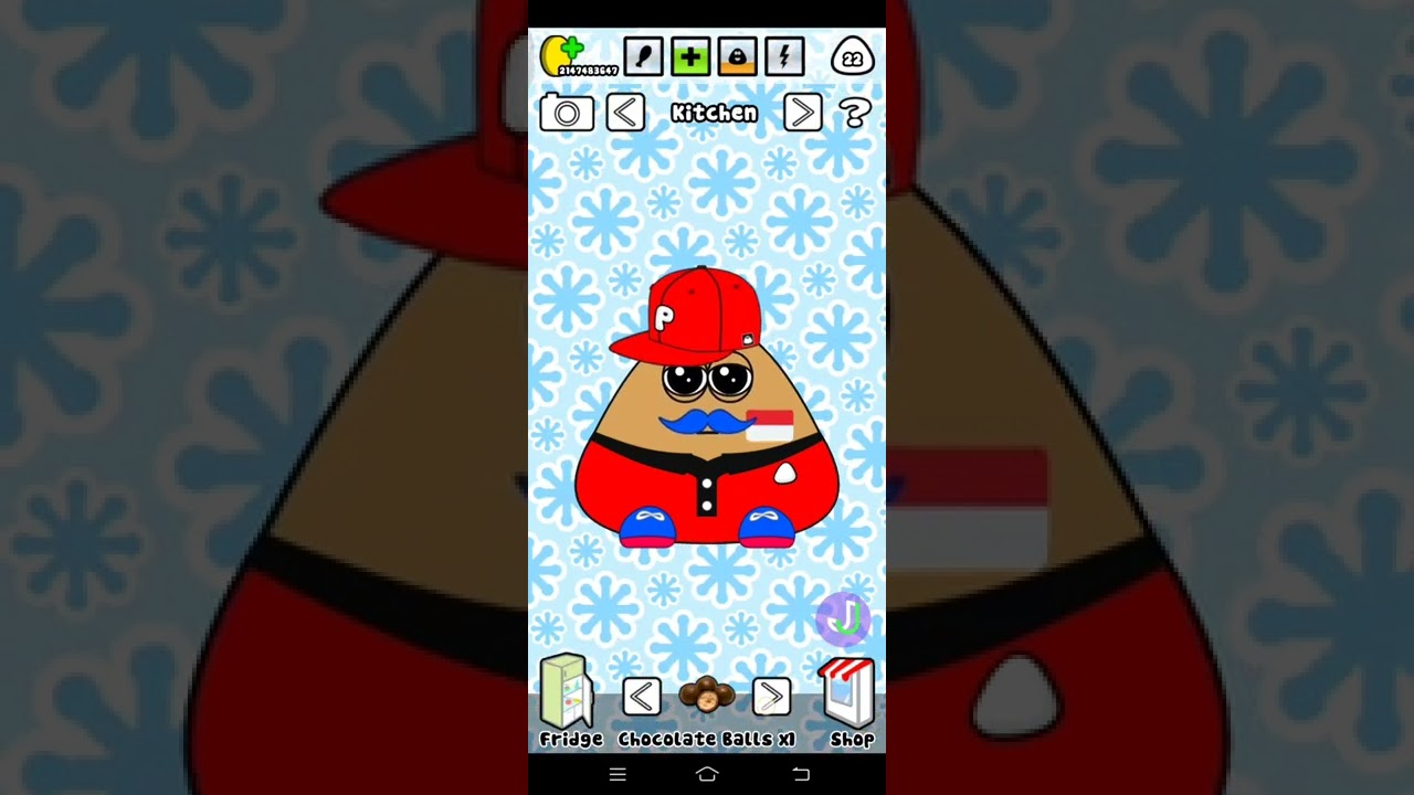 Pou Eat || Pou Pou, Android/iOS/iPad Gameplay (HD) Pou Pou 