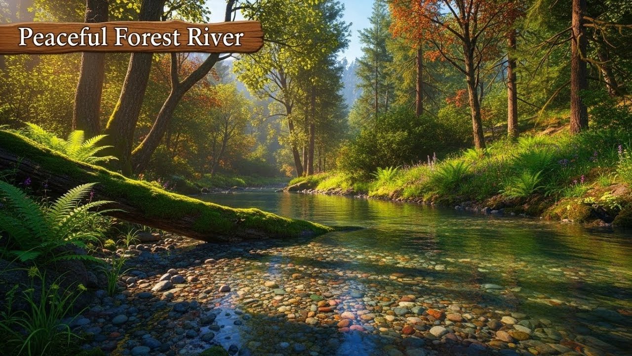 Forest River Ambience 🌿🌊 Soothing Water and Nature Sounds for Deep Sleep #2263