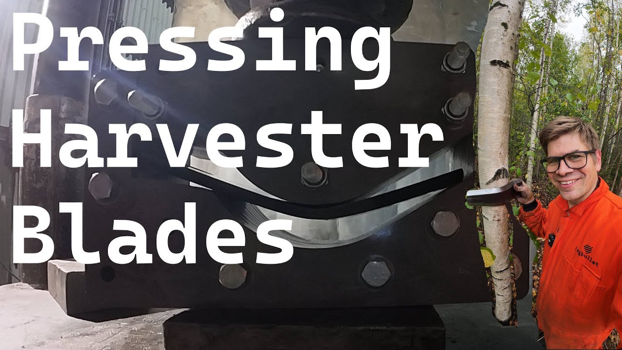 Shaping Harvester Head Blades with a Workshop Press