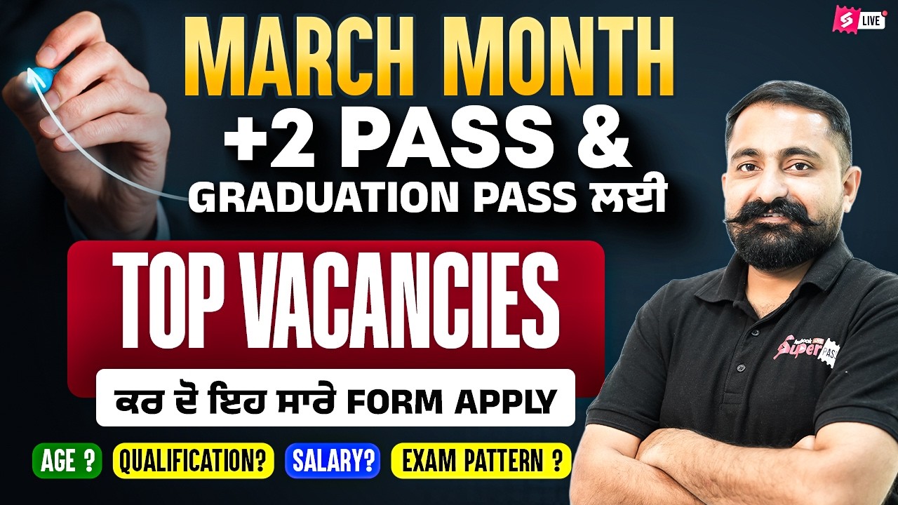 Punjab Govt Jobs 2026 | Upcoming Punjab Govt Jobs 2026 In March | Top Vacancies + 2 Pass