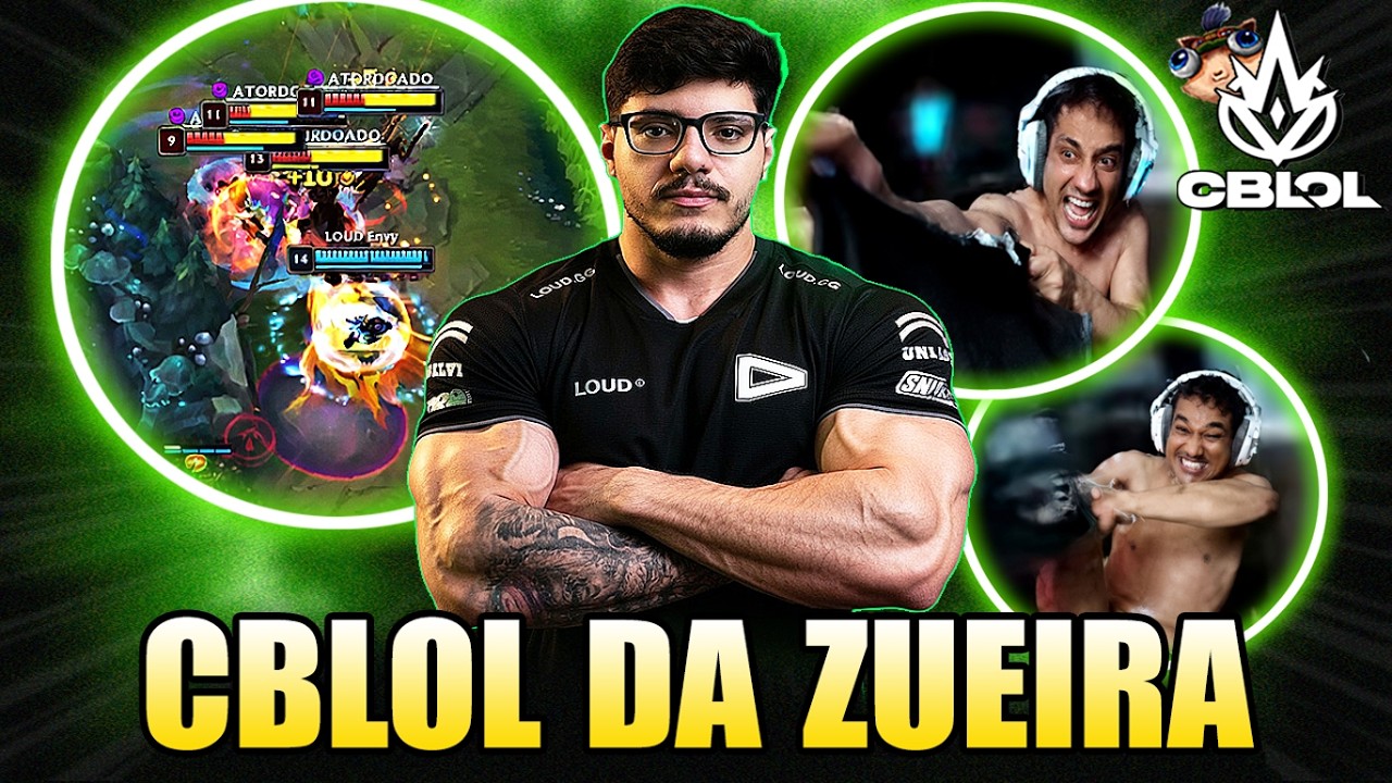 ENVY FARMANDO AURA no 1v4 - CBLOL DA ZUEIRA