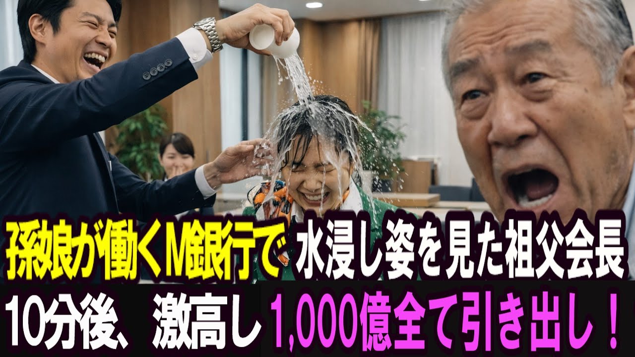 孫娘が働くM銀行で」水浸し姿を見た祖父会長10分後、激昂し1000億全て引き出し
