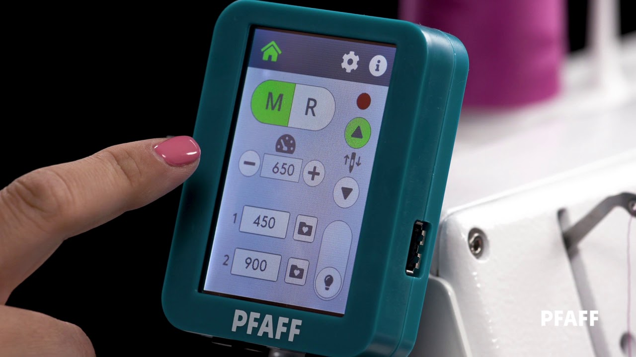 PFAFF® powerquilter™ 1650 Long Arm Quilting Machine - Touchscreen Display