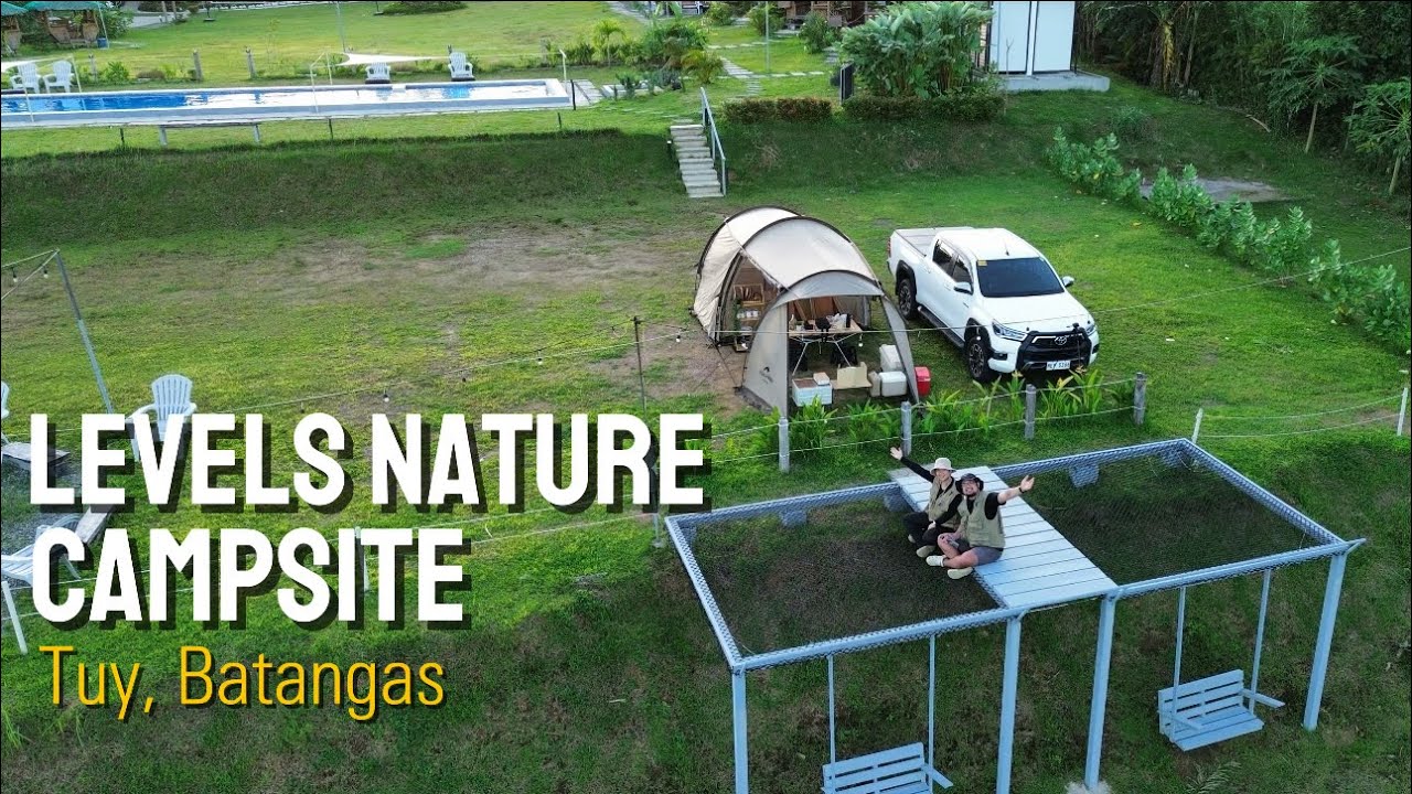 Levels Nature Campsite | Tuy, Batangas | 4K | Rey & Beng Adventures