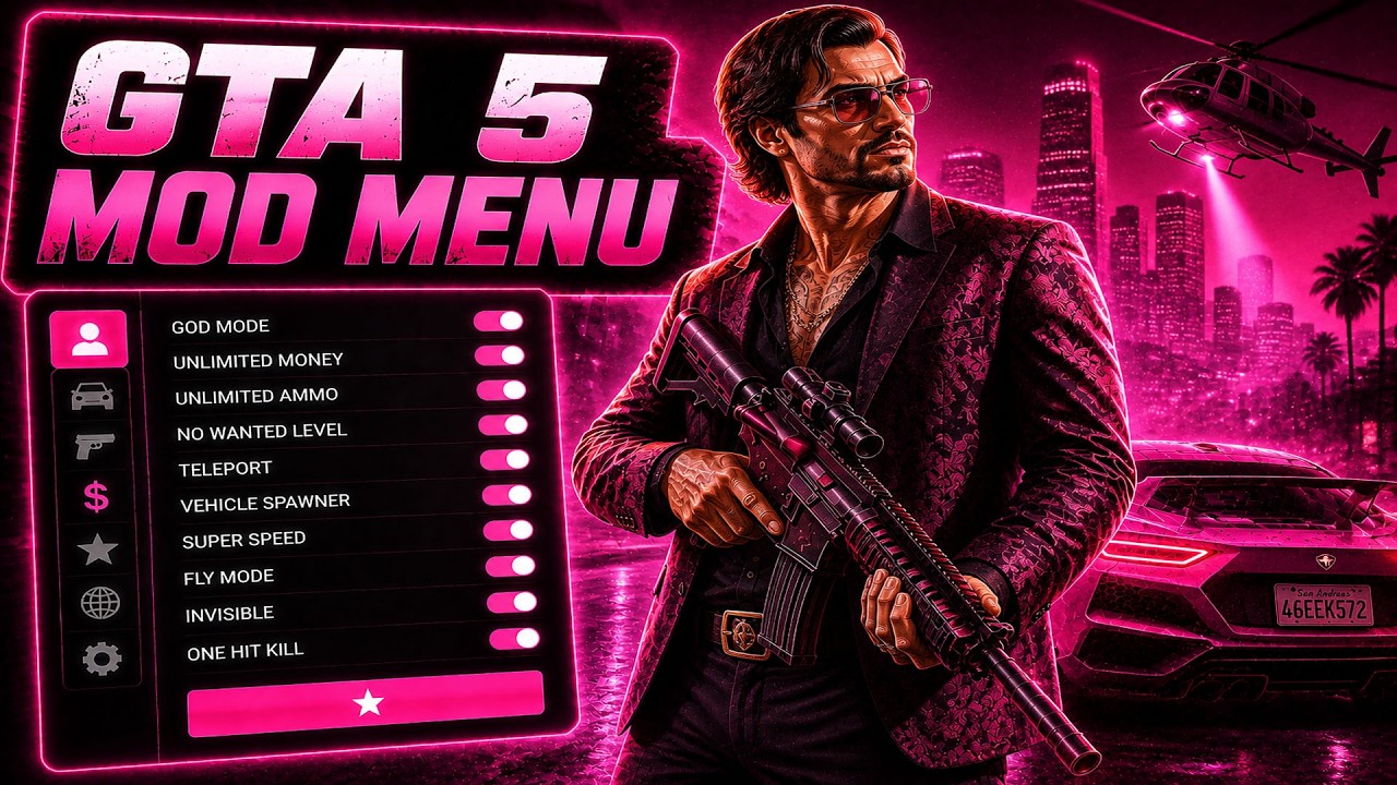 [NEW] GTA 5 Mod Menu PC 2026 / Free Kiddions Cheat, Money Hack & Online Mods (work)