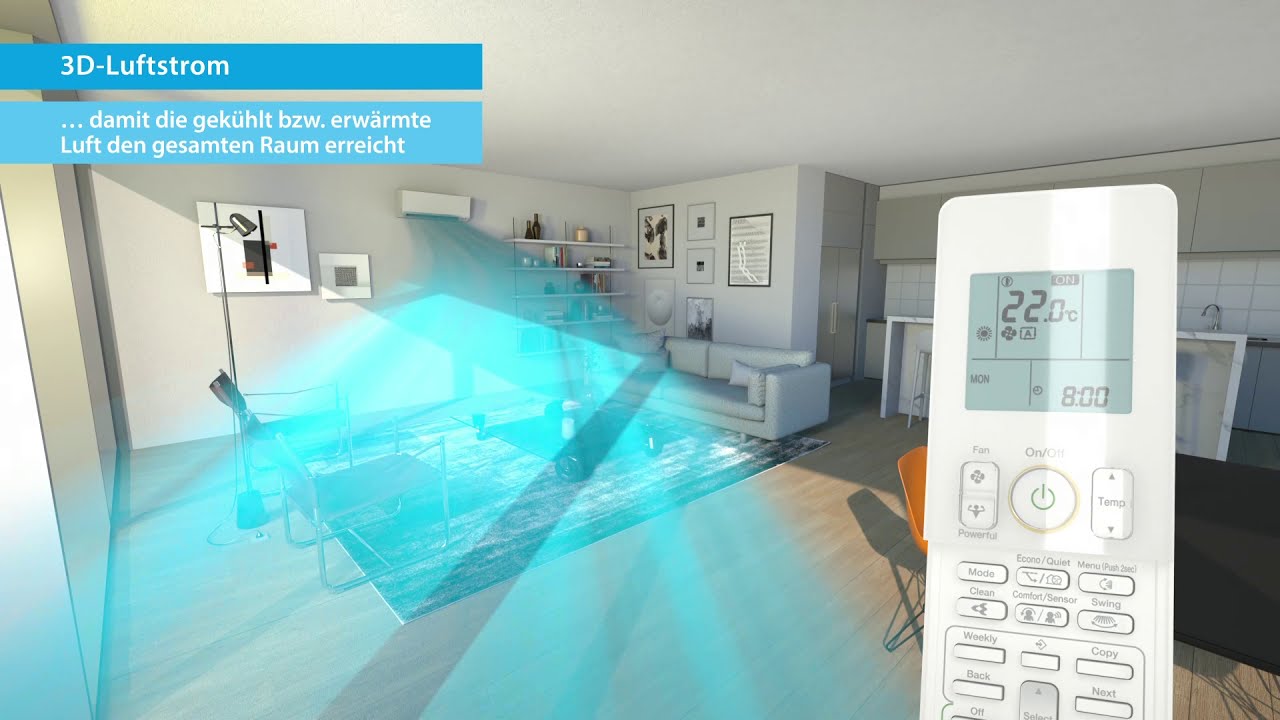 Effiziente Klimatisierung & Komfort zuhause mit dem DAIKIN Perfera Wandgerät | DAIKIN Germany