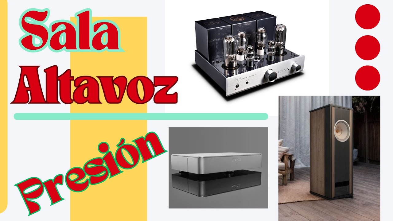 Sala de Audio , Altavoces y presión acústica.