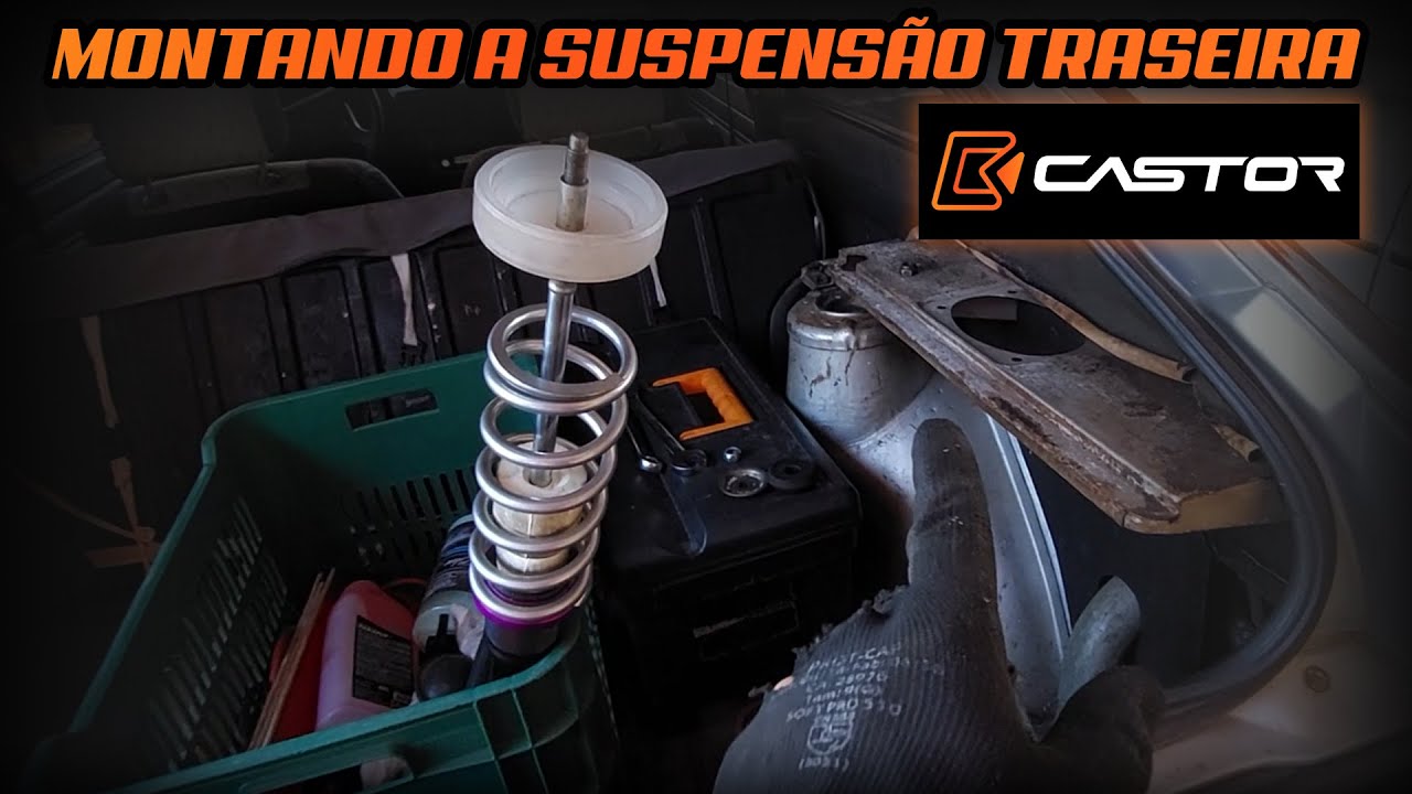 EP. 506 - COMO MONTAR A SUSPENSÃO TRASEIRA DE ROSCA PREMIUM DA CASTOR | A MELHOR FORMA QUE ACHEI