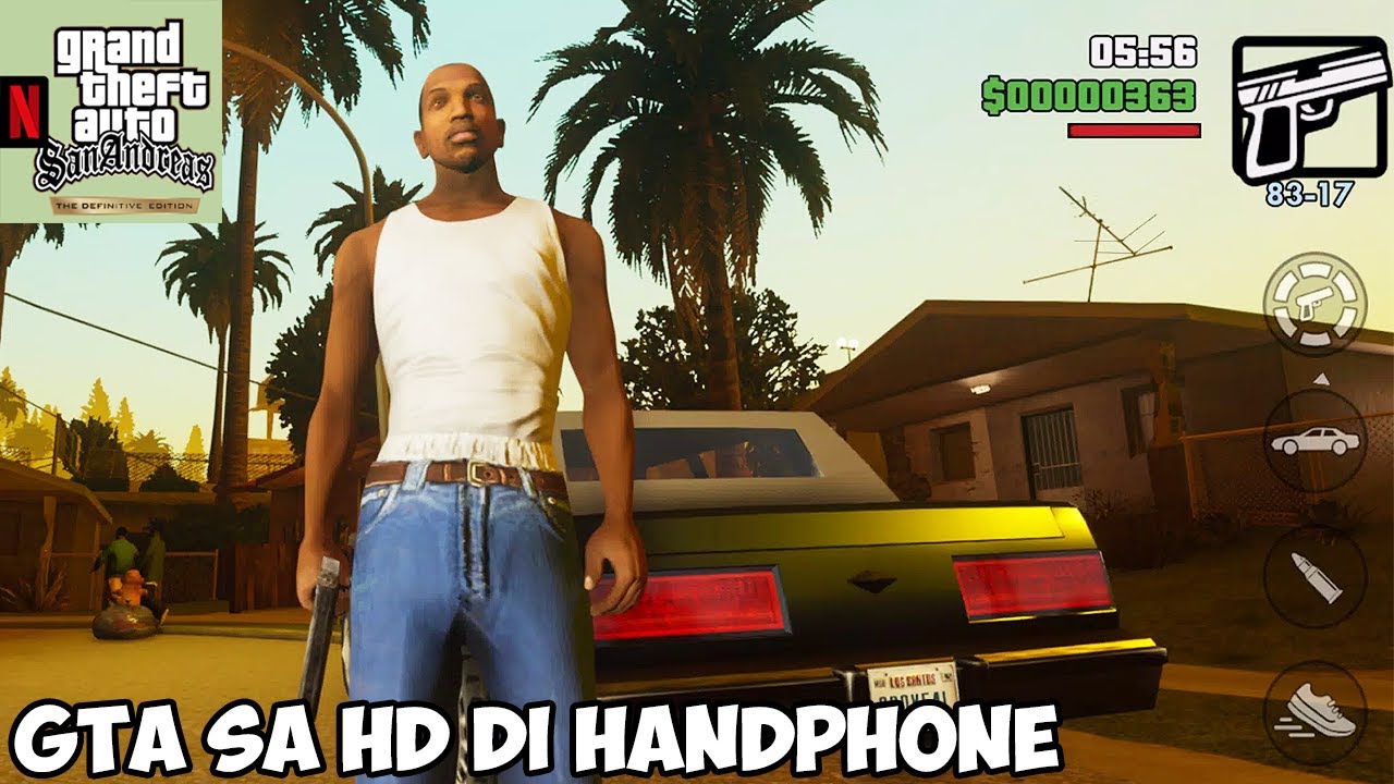 APAKAH BISA PAKAI STIK DI GTA SAN ANDREAS HD VERSI HANDPHONE! GTA San Andreas Netflix