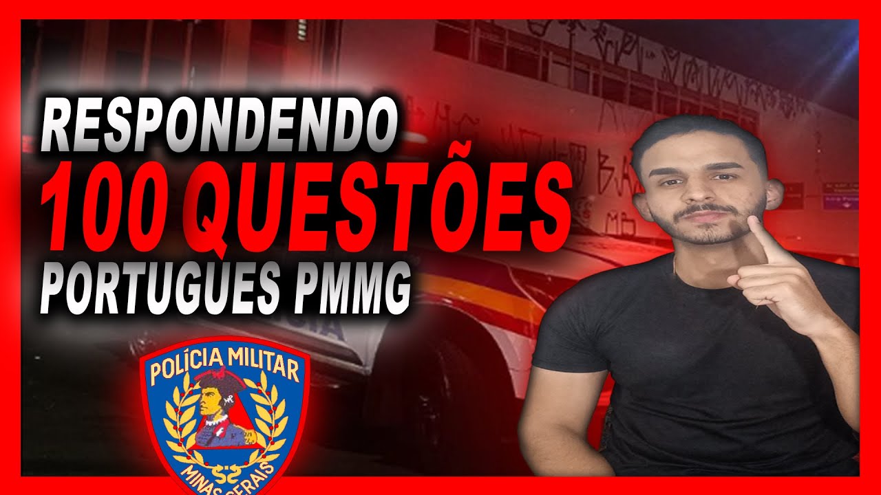 100 QUESTÕES PORTUGUES PMMG #cfsdpmmg #pmmg #cfsd #concurso #português