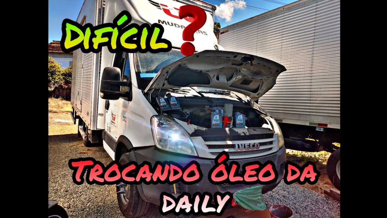 TUTORIAL DE COMO TROCAR O ÓLEO E FILTRO DA IVECO DAILY 35s14 EM CASA IVECO - MÁFIA