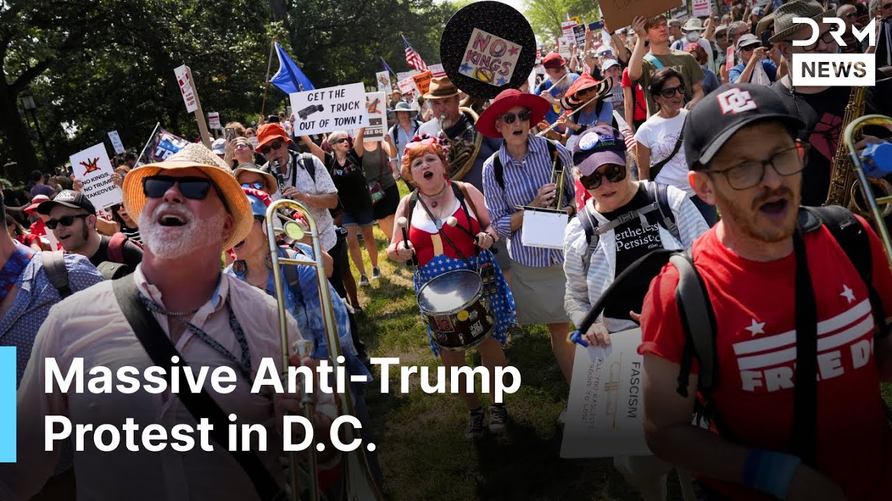 WATCH: Massive Anti-Trump Protest Against Trump's National Guard in Washington D.C. | AC1G