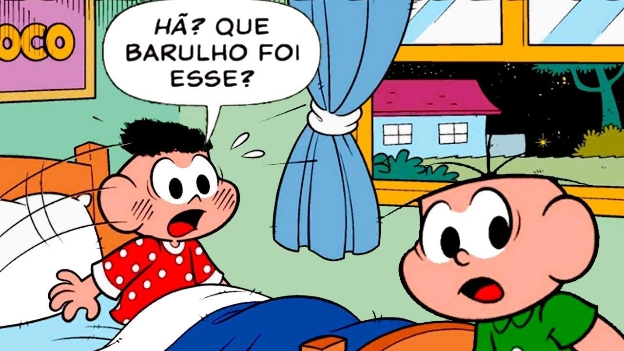 DORMINDO NA CASA DO CASCÃO - GIBIS DO CASCÃO