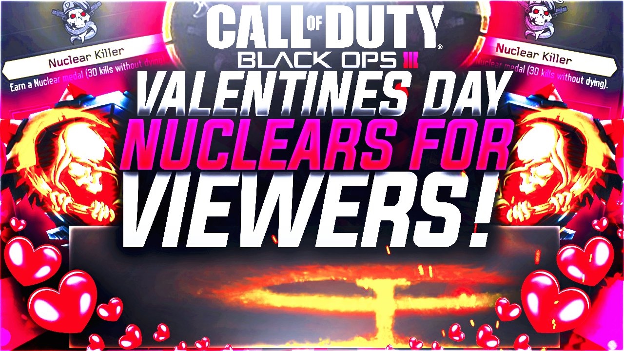 FREE NUCLEAR FOR SUBSCRIBERS ON VALENTINES DAY IN BLACK OPS 3! - BO3 