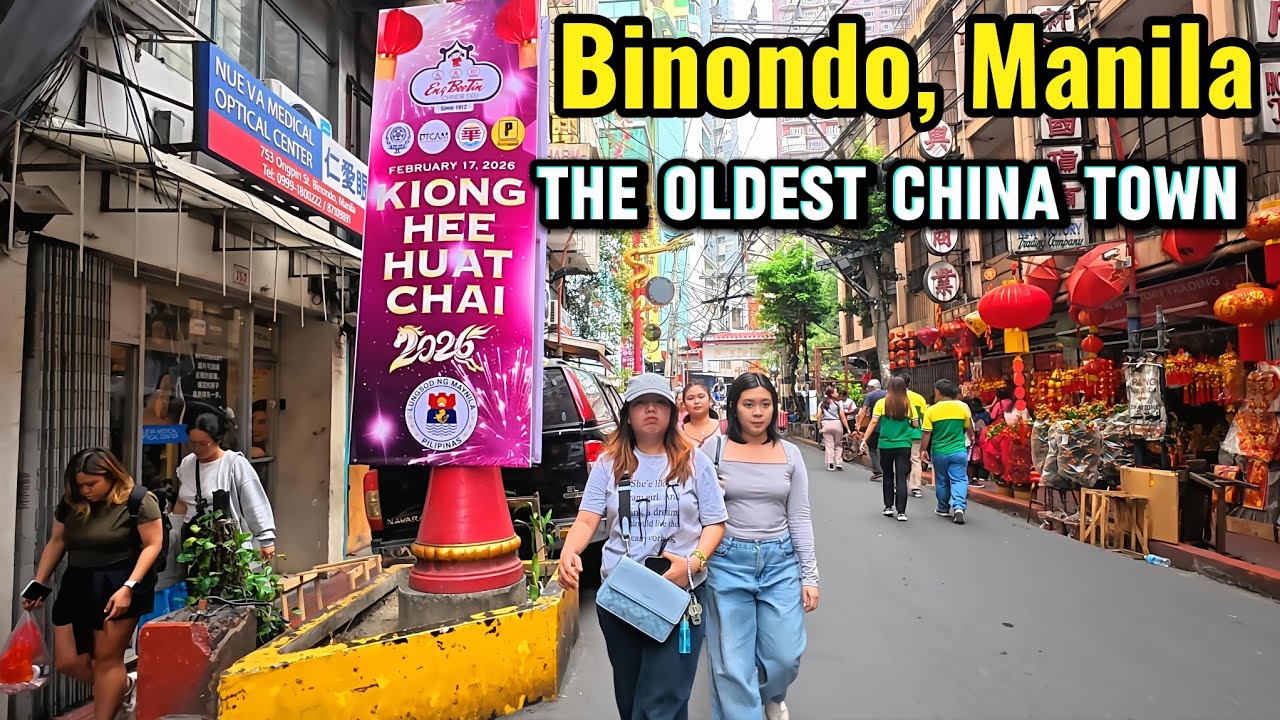 Binondo, Manila Philippines Walking Tour | World's Oldest China Town [4K]