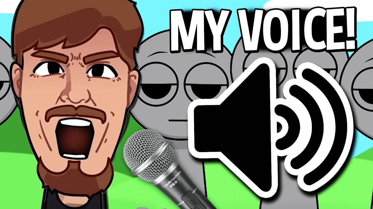 SPRUNKI MR BEAST BUT WITH MY VOICE 😂