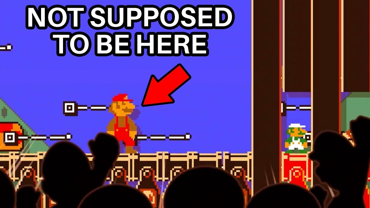 Mario goes to the Cinema... and warps inside of the movie