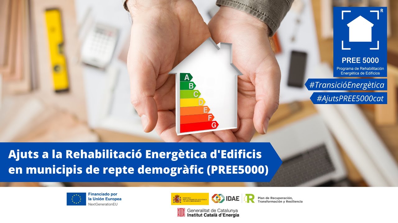 #ICAENRespon: Els ajuts PREE5000 de rehabilitació energètica d'edificis a Catalunya