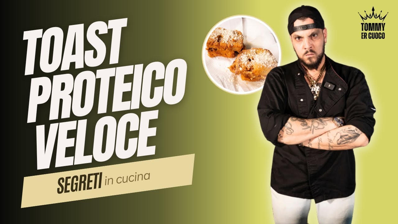TOAST proteico per una merenda spezza fame! Ricetta facile e veloce