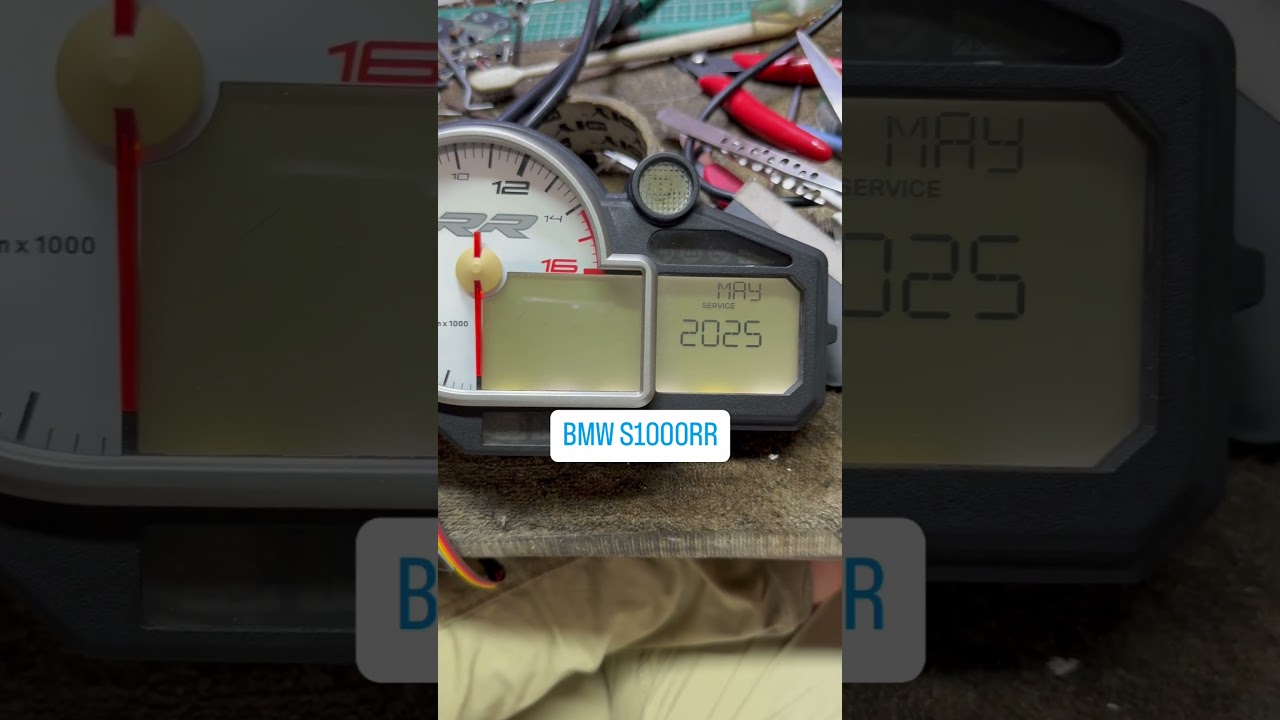 BMW S1000RR instrument cluster repair #guzzmanmeter
