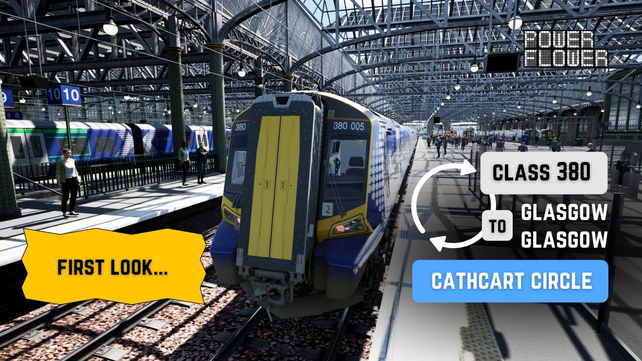 Class 380 -  First Look  - TSW4 -  Cathcart Circle - Glasgow Central to Glasgow Central