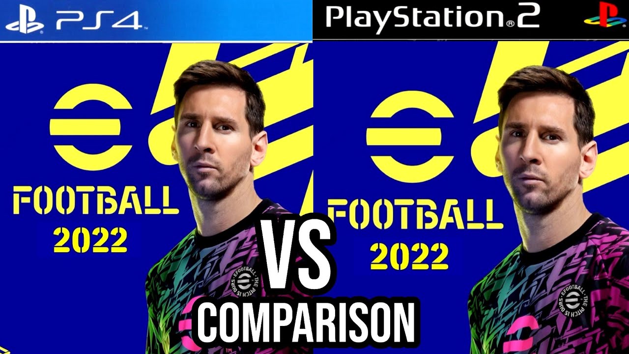 eFootball 2022 PS4 Vs PS2