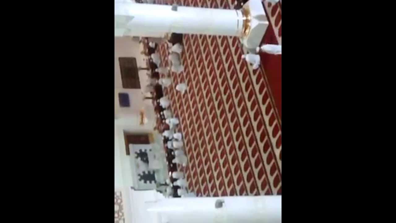 أذان جامع الراجحي بمكة بصوت المؤذن منتصر الحبجي ال