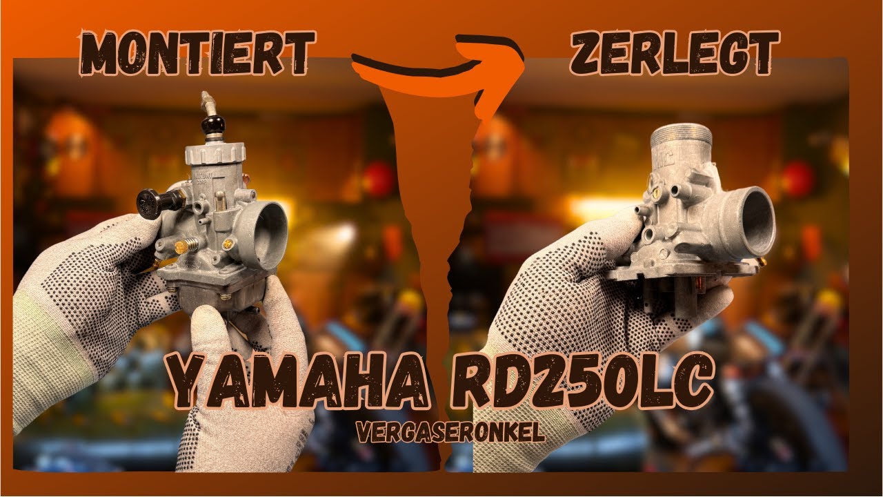 Vergaser Yamaha RD250LC zerlegen, vom Vergaseronkel #vergaserreinigen #vergaseronkel