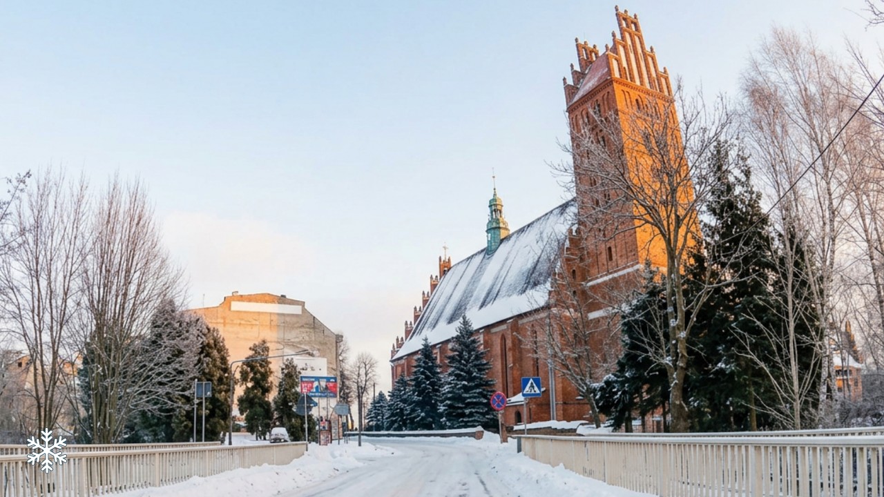 Przez DOBRE MIASTO w pięć minut | Zimowa Warmia