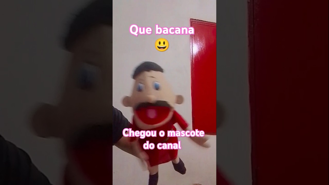 O bonequinho do canal chegou,Ele será o Mascote do canal. 