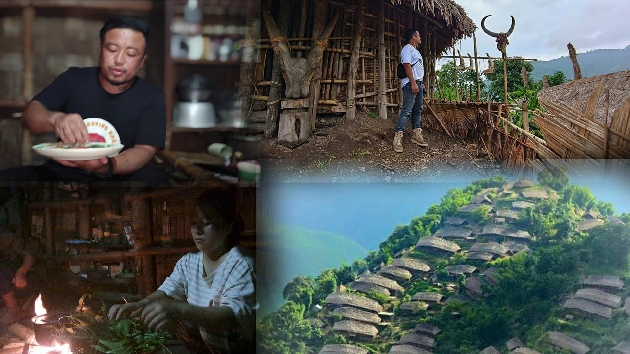 Primitive Cuisines  of Wancho Naga  Arunachal  Pradesh|Wakka Village the chief with 7 Wife's.