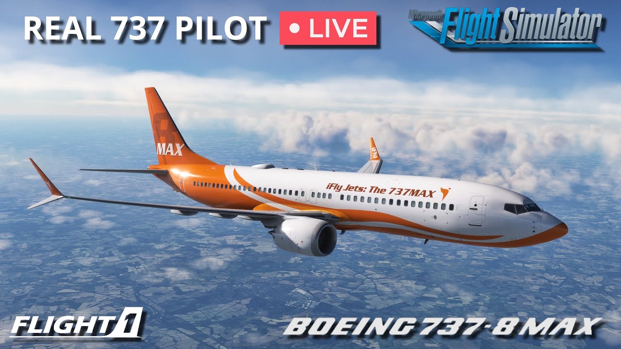 iFly 737 Max flown by Real 737 Max Captain | First Flight in Microsoft Flight Simulator