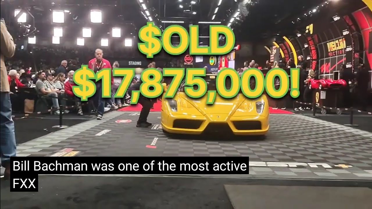 Автомобильные аукционы Mecum, коллекция экзотических автомобилей Ferrari от Бахмана, автомобили с...