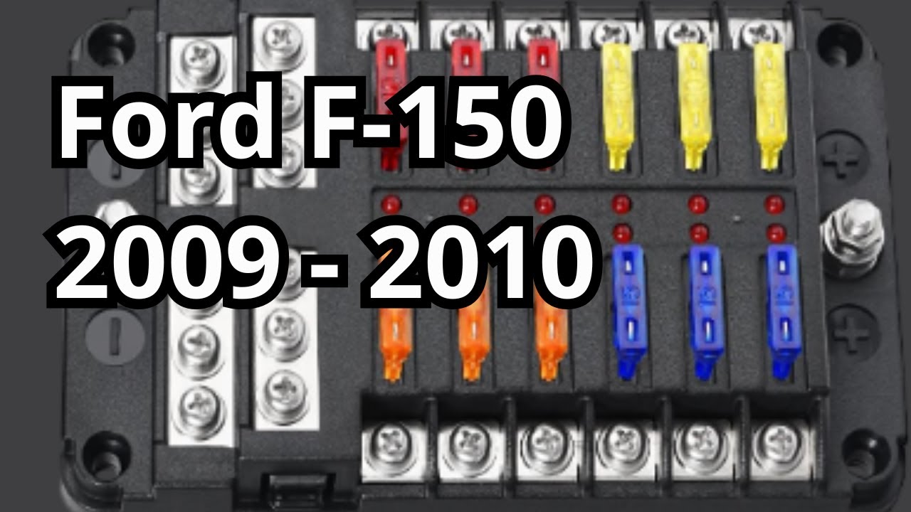 Fuses and Relays: Ford F-150 2009 - 2010. Location, Amp Rating, Description, Diagram. @FuseFans.
