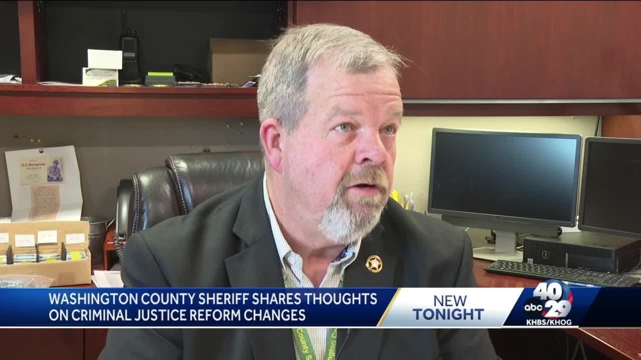 Washington County Sheriff shares thoughts on criminal justice reform changes