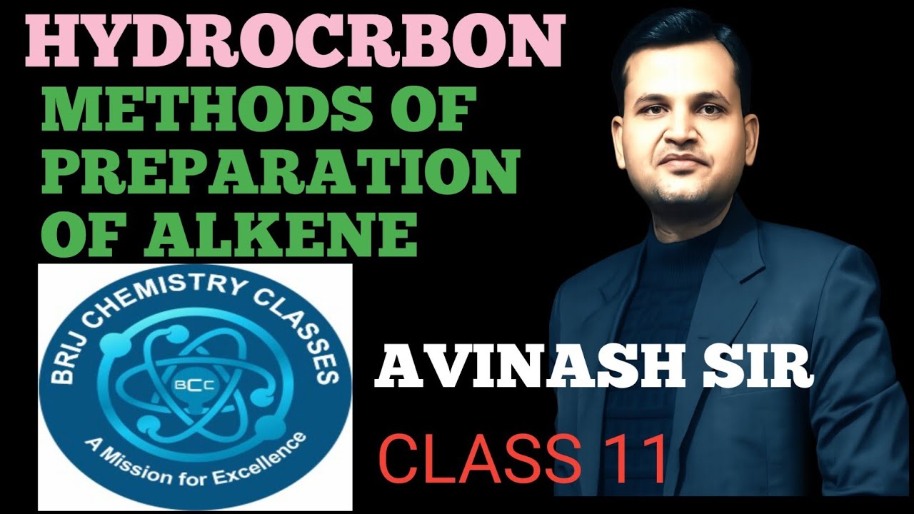 HYDROCRBON CLASS 11/neet/iit methods of preparation of alkene 