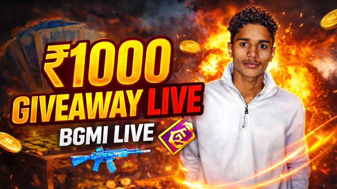 BGMI NEW GIVEAWAY CHALLENGE ROOM Match IMPOSSIBLE CLUTCH 1vs4 😱