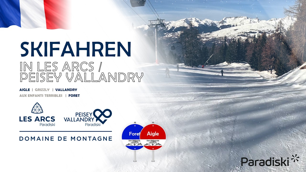 Les Arcs / Peisey Vallandry (Paradiski) - Piste Aigle (rot)