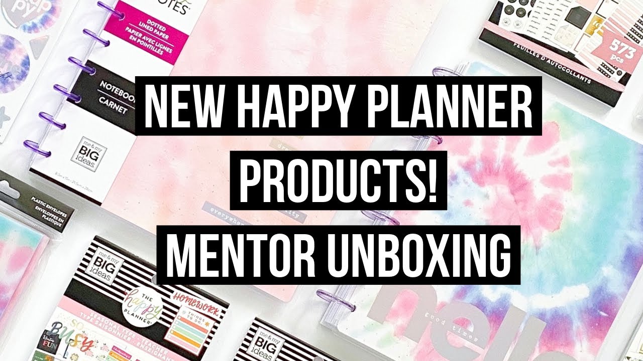 NEW Happy Planner 2021 Back to School Release! | Mentor Box Unboxing! | Happy Planner Haul