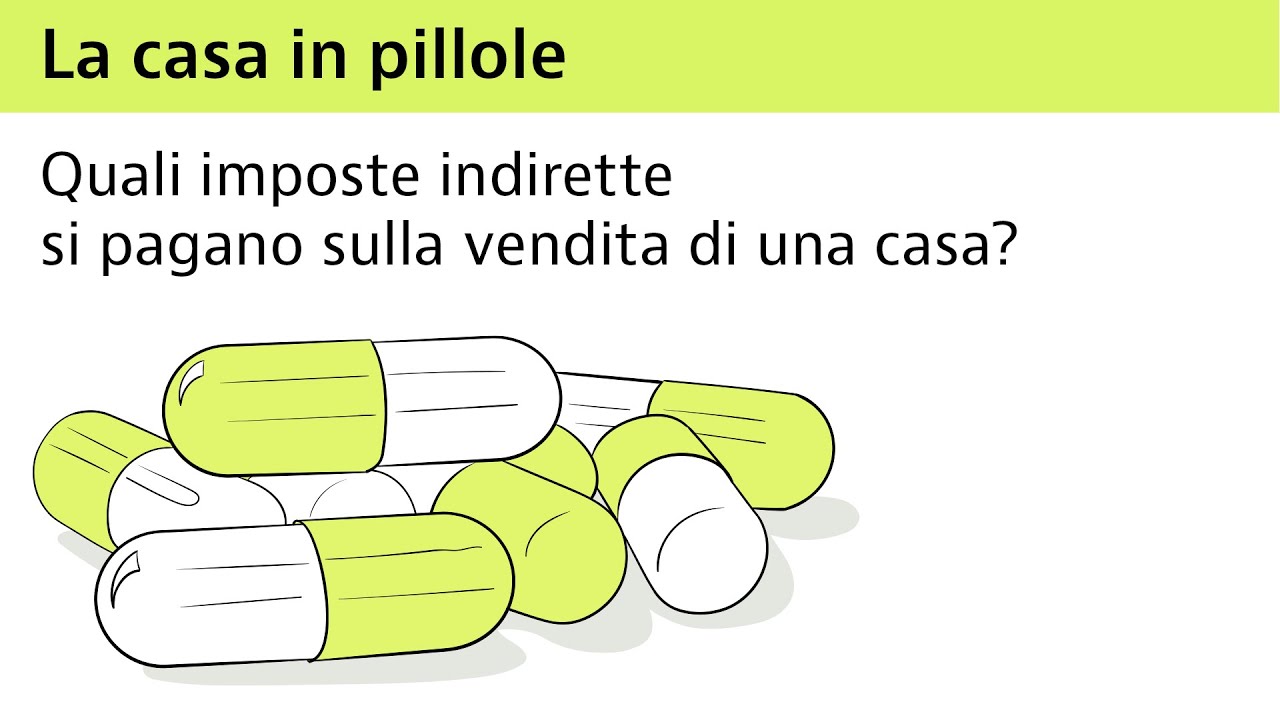 Le imposte indirette sulla vendita di una casa