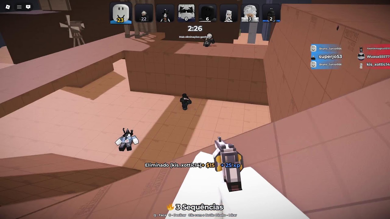 ROBLOX FPS TIRO RÁPIDO!