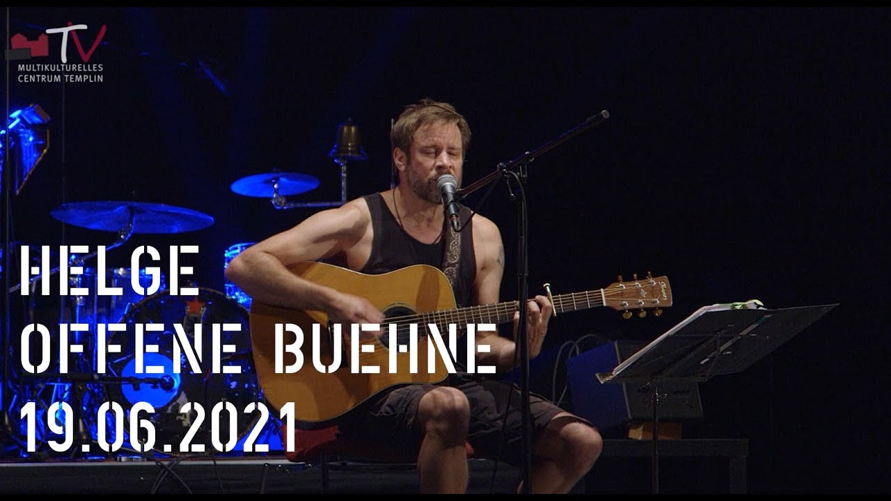 Interview mit HELGE HOEFS bei der offenen Bühne im MKC Templin vom 19.06.2021